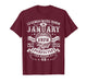 Legends were Born in January 1978 Vintage 48th Birthday Men T-Shirt