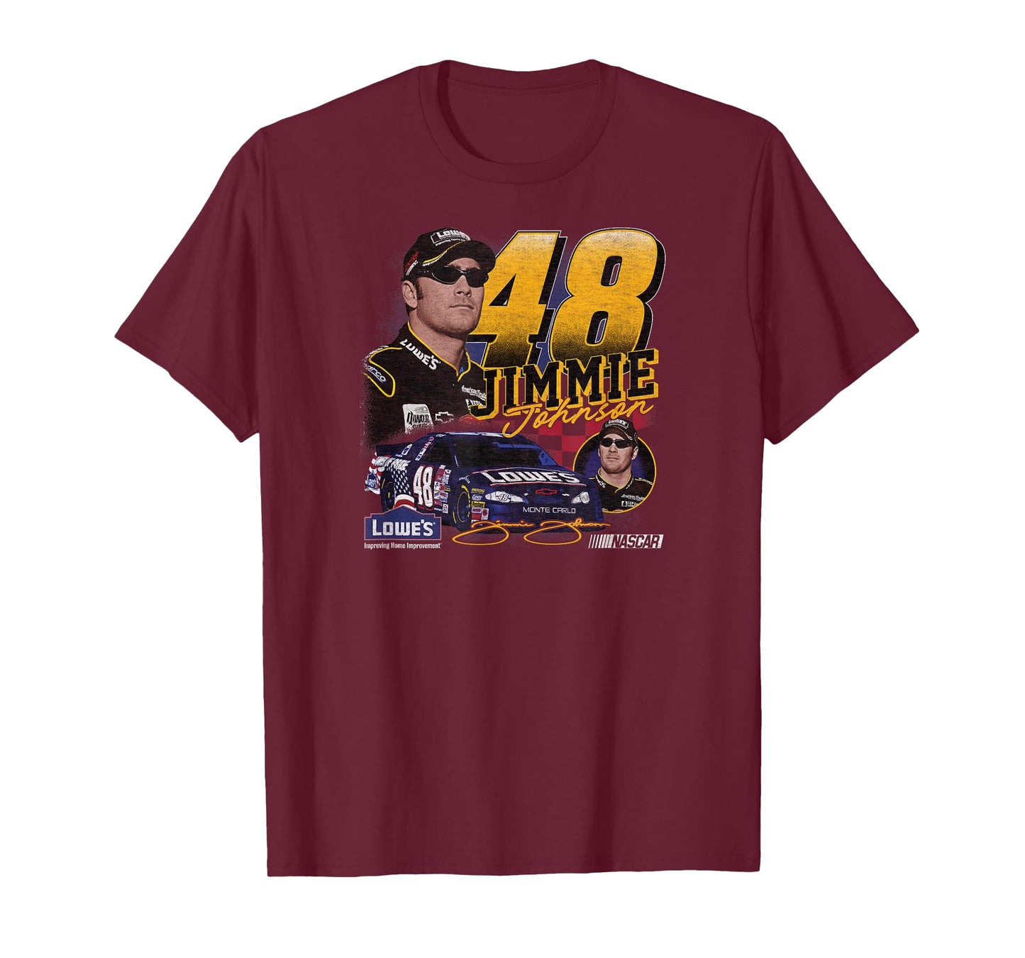 NASCAR - Jimmie Johnson # 48 - Historical Drivers T-Shirt