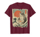 Maine Coon Cat Vintage Ramen Japanese Noodles T-Shirt