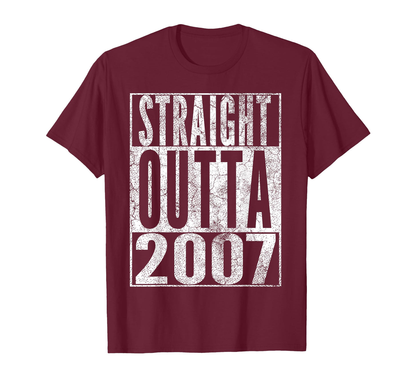 Vintage 2007 19th Birthday 19 Years Old Retro Men Women T-Shirt