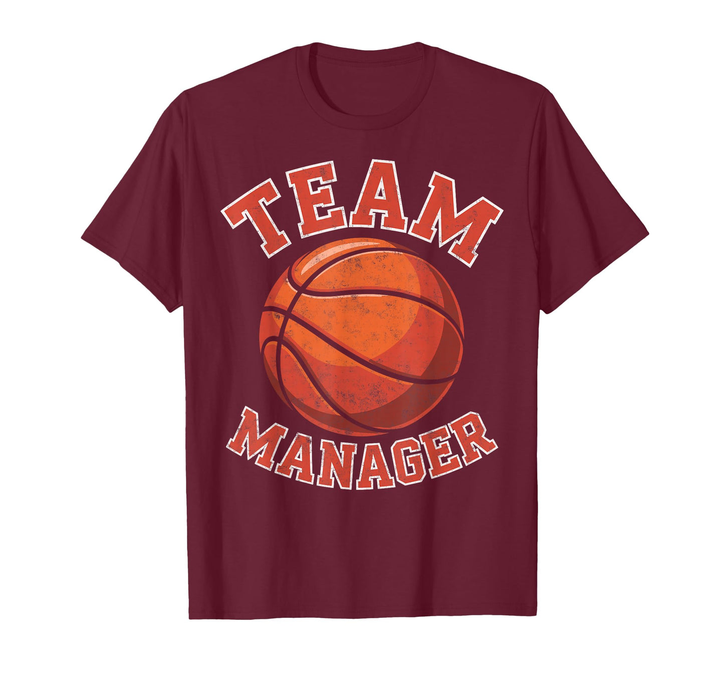 Vintage Team Manager Funny Basketball Joke Tee T-Shirt