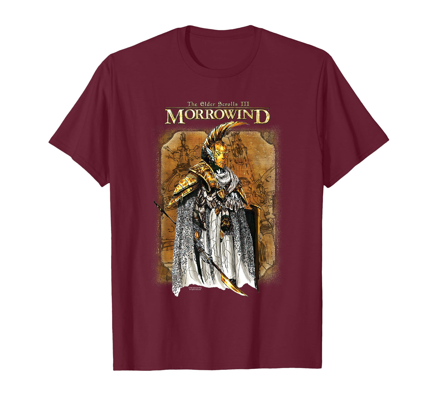 Elder Scrolls Morrowind Concept Illustration Video Game T-Shirt