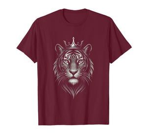 Tiger King - Crown, Art, Wilderness T-Shirt