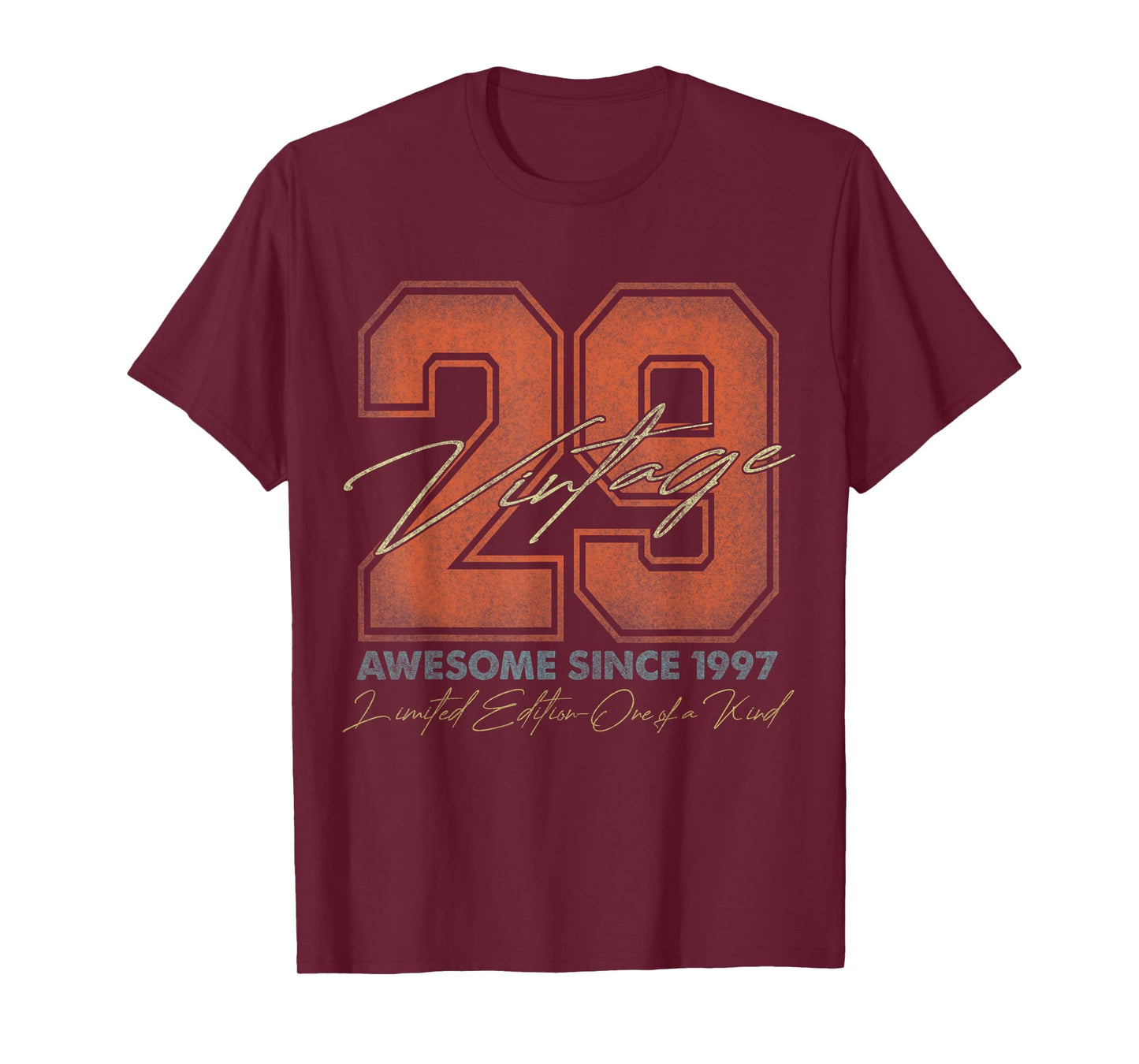 29 Year Old Gifts Vintage 1997 Limited Edition 29th Birthday T-Shirt
