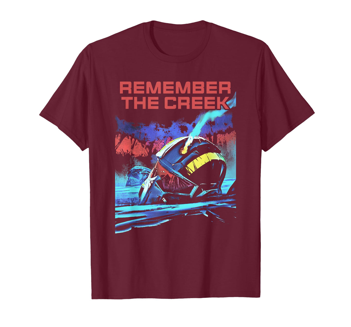 Helldivers 2 Remember The Creek Smoking Helmet Video Game T-Shirt