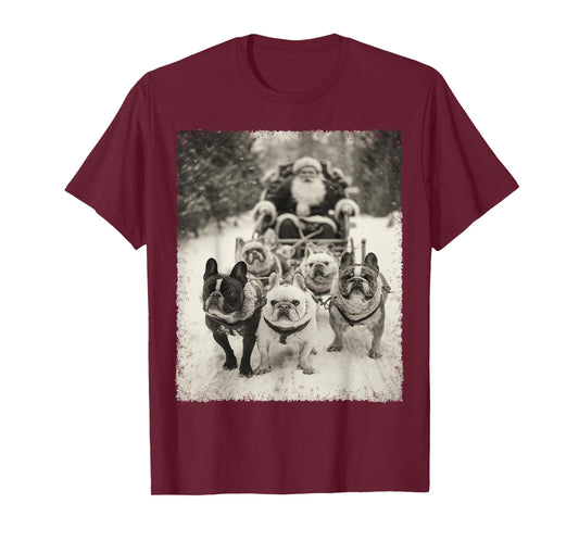 Christmas French Bulldog T-Shirt