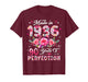 90 Year Old Made in 1936 Floral 90th Birthday Women T-Shirt