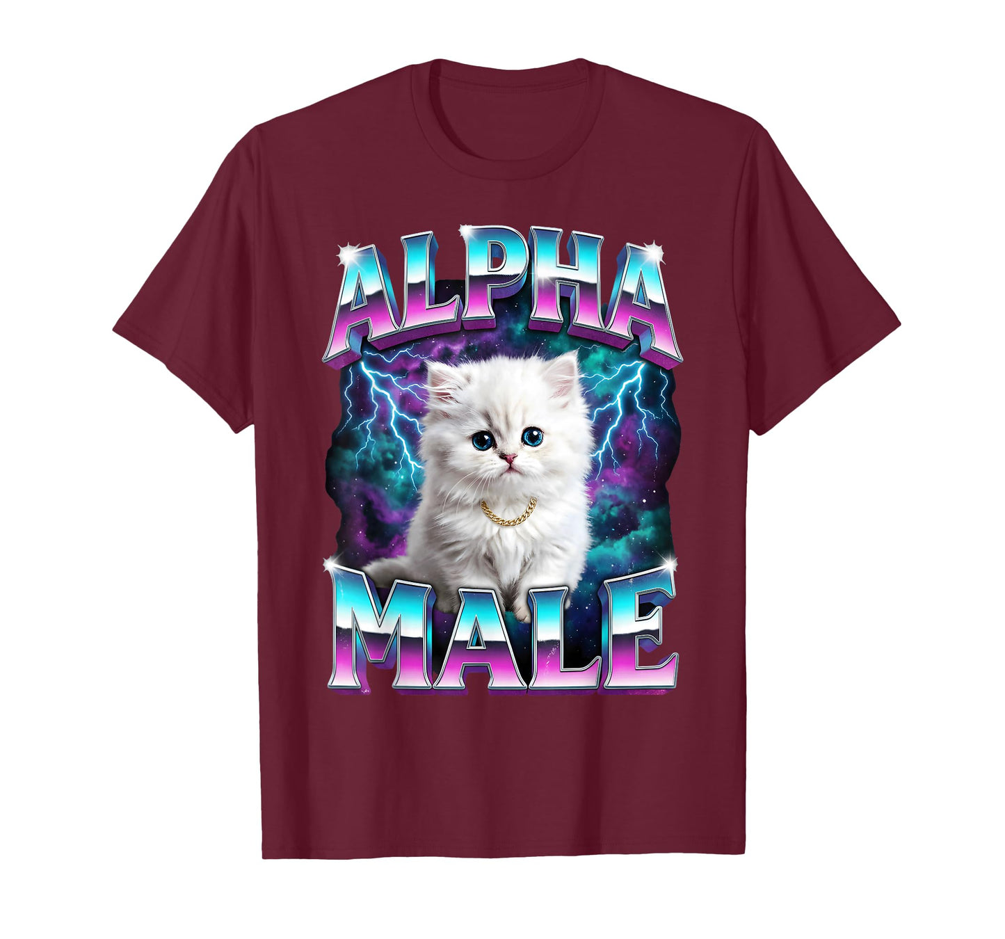 Alpha Male Cat Kitten Funny for Men Women T-Shirt