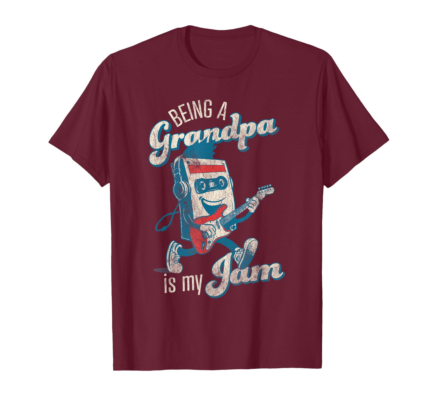 Funny Retro Grandfather Being a Grandpa is My Jam T-Shirt