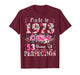 53 Year Old Made in 1973 Floral 53th Birthday Women T-Shirt