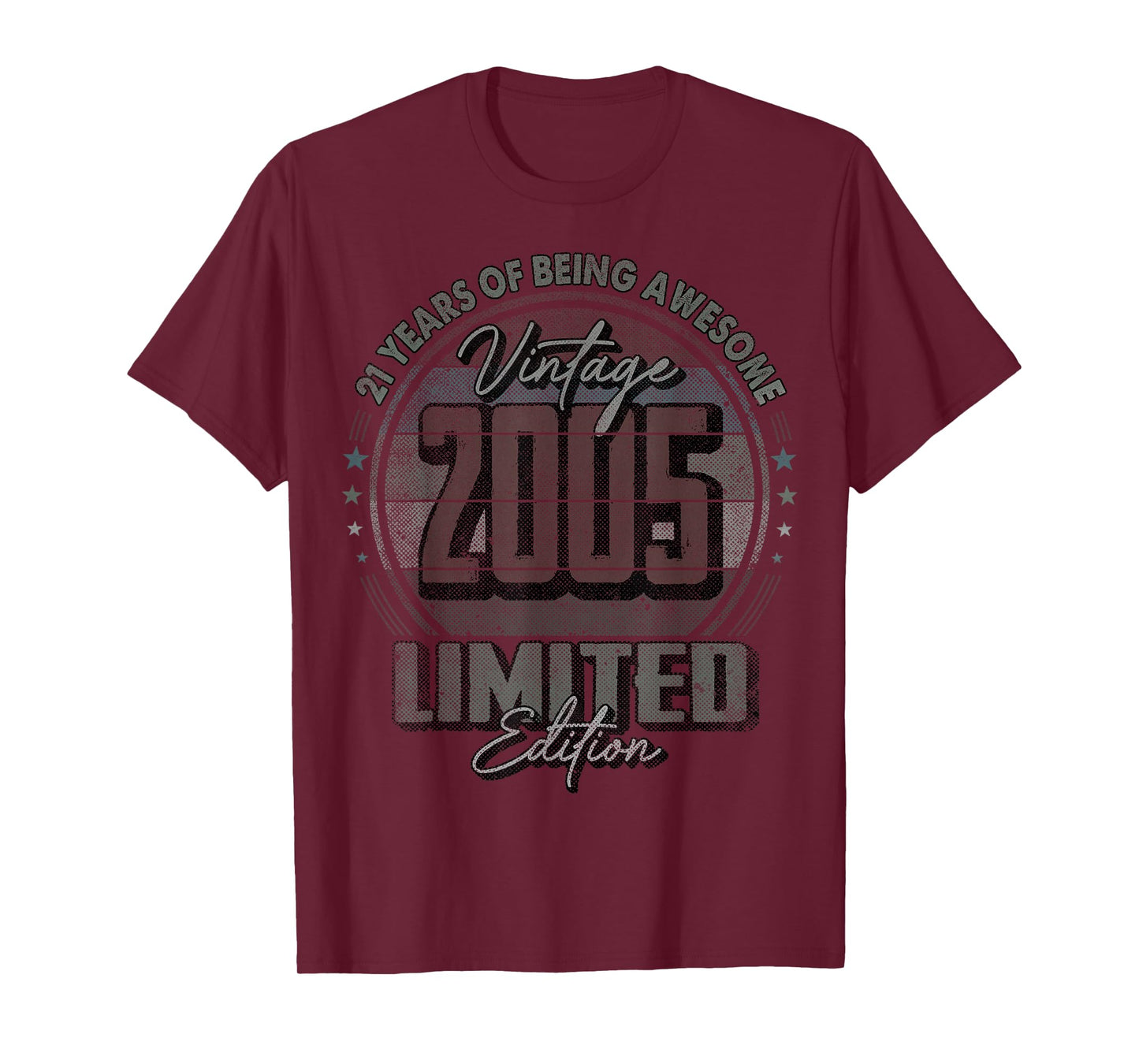 Vintage 2005 Limited Edition Shirt 21 Year Old 21st Birthday T-Shirt