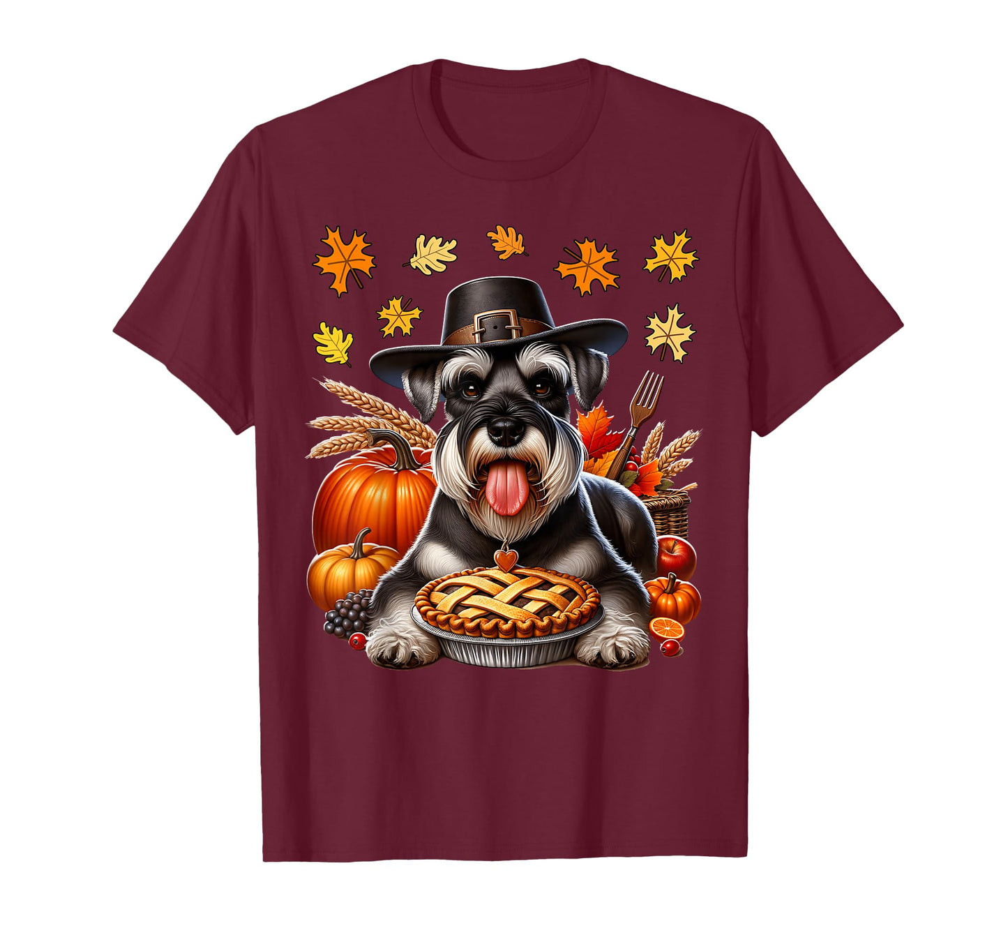 Schnauzer Thanksgiving Schnauzer Thanksgiving T-Shirt