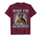 Wait I'm Goated Funny Thinking Monkey Meme Brainrot T-Shirt