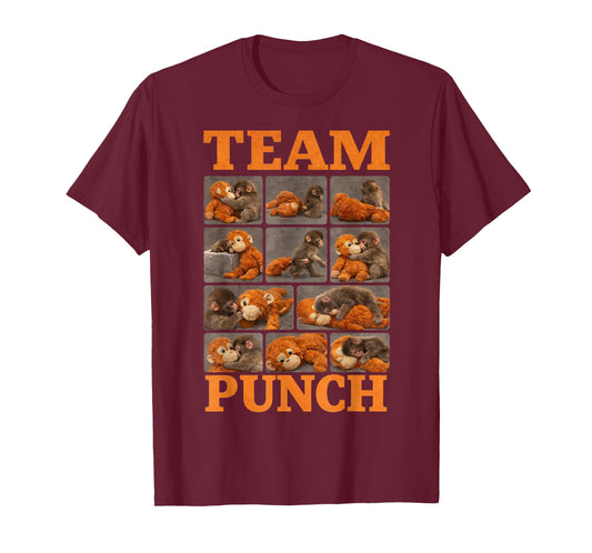 Cute Monkey Punch Panchi Kun Japan Baby Monkey Team Punch T-Shirt