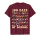 Cute 100 Days of School Animal Teacher Kids T-Shirt