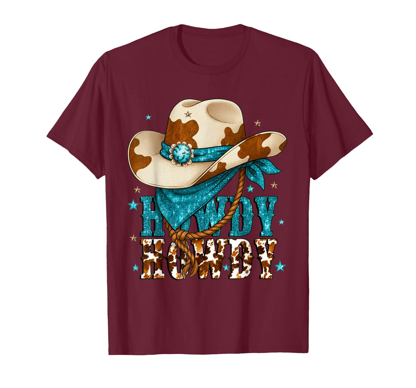 Howdy Western Cowboy Howdy Cowboy Rodeo Cowgirl Western T-Shirt