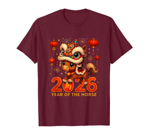 Year of The Horse 2026 Chinese Zodiac Celebration T-Shirt