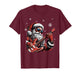 Funny Christmas Rock Santa Claus Playing Guitar Men Boy Kid T-Shirt
