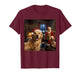 Golden Retriever Selfie with Santa Claus Funny Christmas T-Shirt