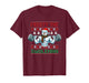 Frosty The Swoleman Ugly Christmas Sweater Funny Snowman Gym T-Shirt