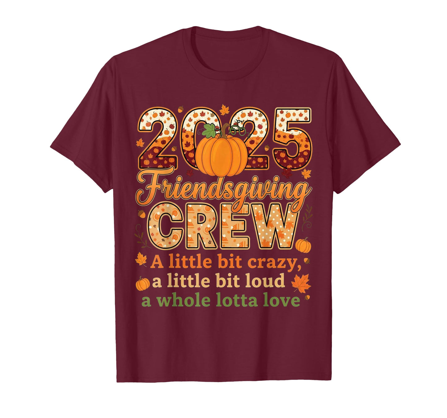 Squad Turkey Friends Thanksgiving 2025 Friendsgiving Crew T-Shirt