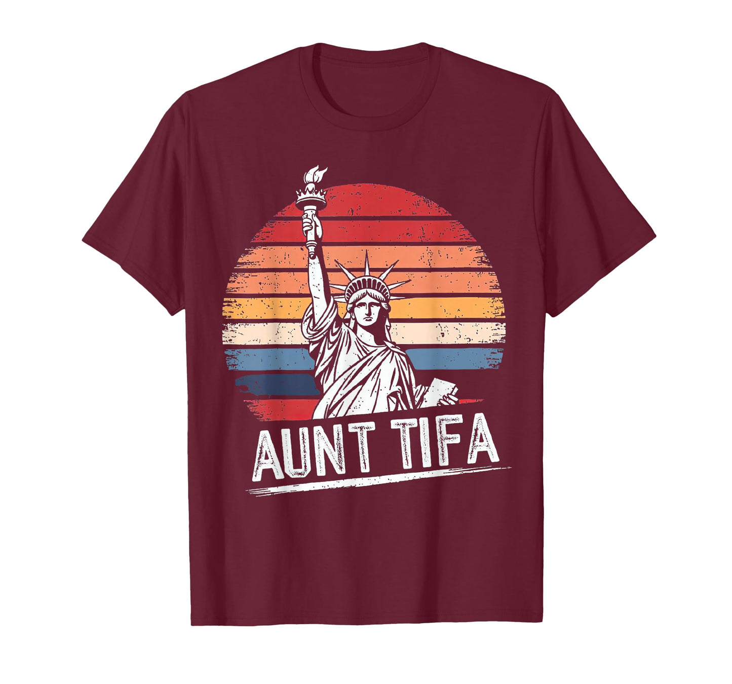 Funny Aunt Tifa Meme Retro Vintage T-Shirt