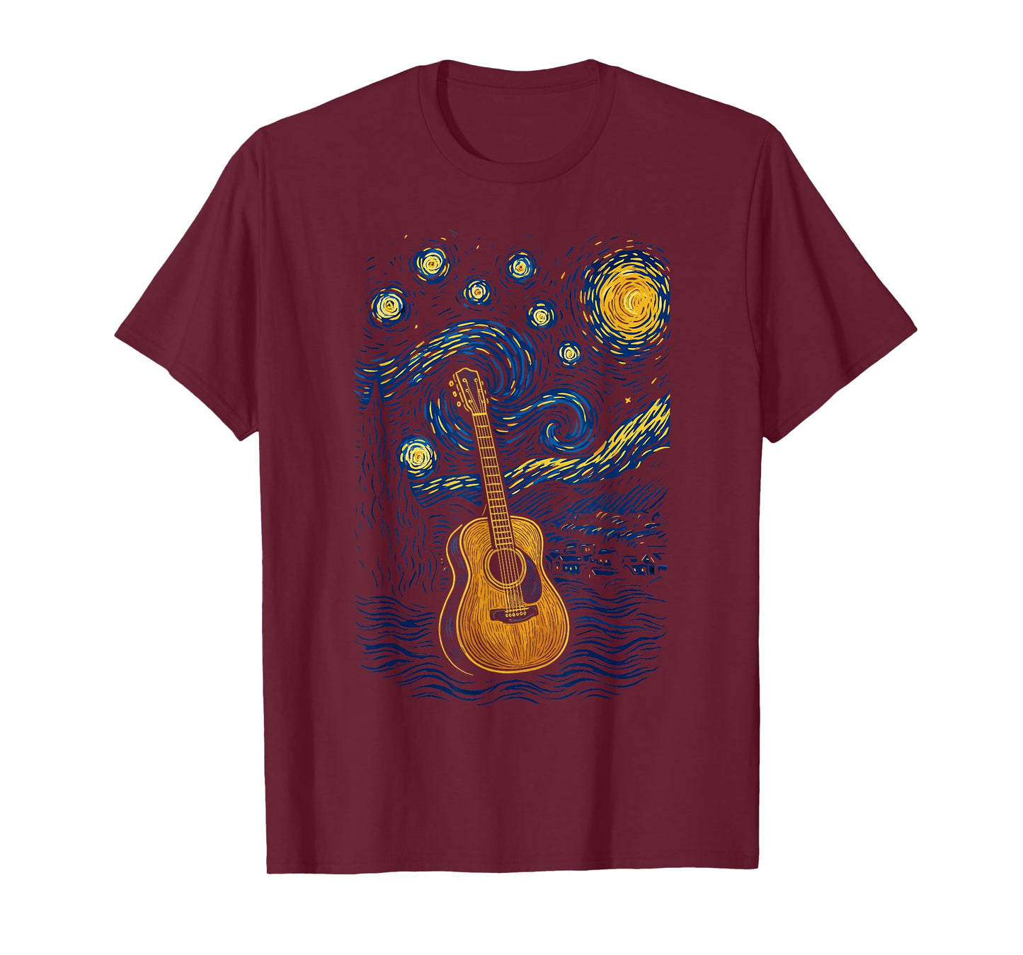 Cool Guitar Festival Concert Men Women Kids Funny Guitarist T-Shirt
