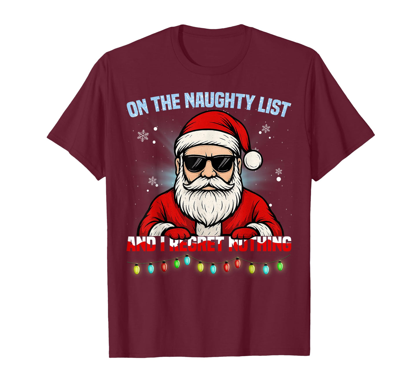 Funny Santa Claus Christmas Xmas Gifts for Men Women Boy Kid T-Shirt