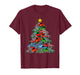 Hot Rod Christmas Tree Muscle Car Boys Men Xmas Classic Cars T-Shirt