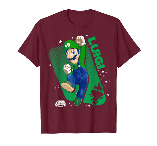 The Super Mario Galaxy Movie Luigi Galactic Jump T-Shirt