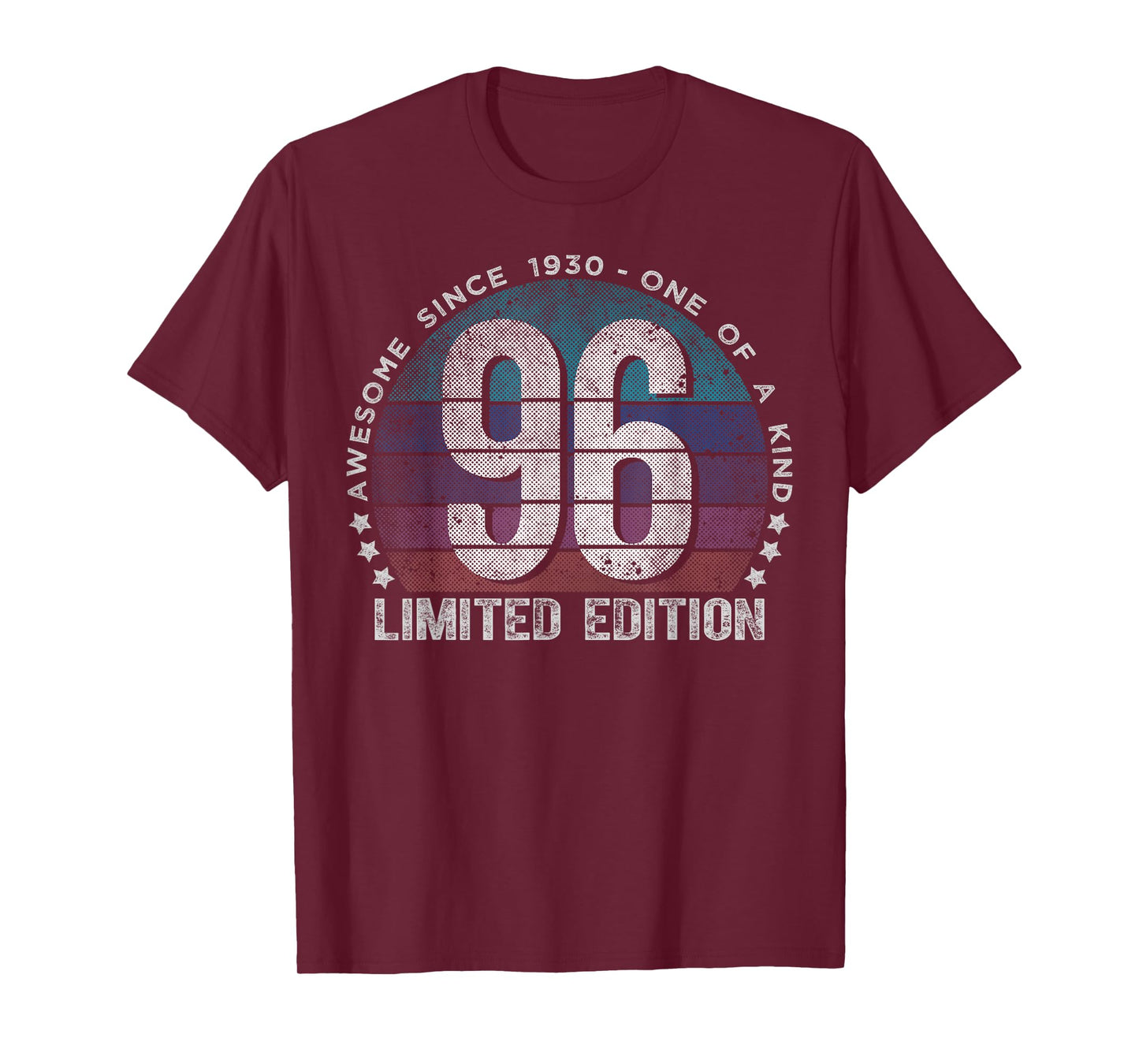 96 Year Old Gifts Vintage 1930 Limited Edition 96th Birthday T-Shirt