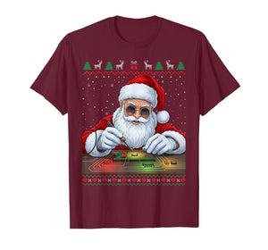 Santa Claus Soldering Circuit Board Christmas T-Shirt