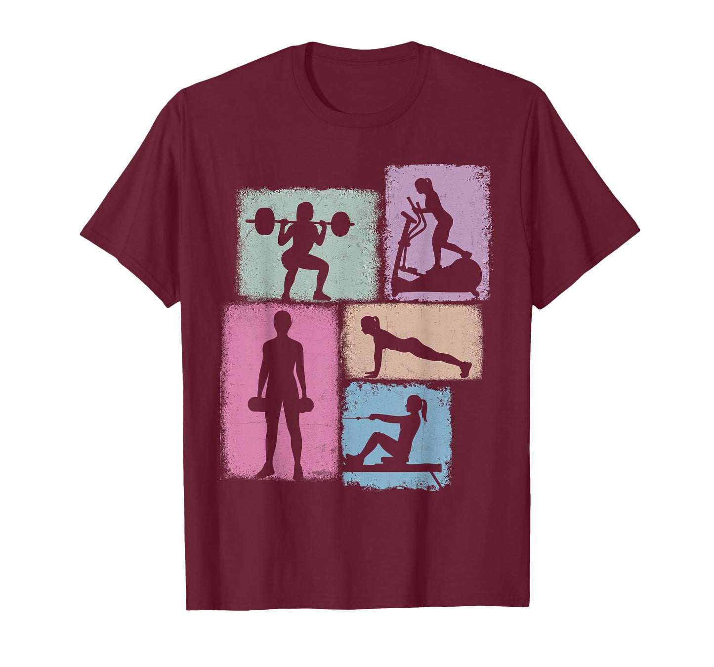 Gym Collage Athlete Women Bodybuilder Coach Youth Girl T-Shirt
