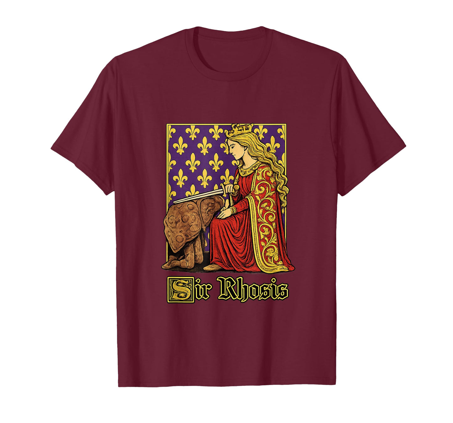 Sir Rhosis Funny Gen Z Brainrot Meme Raunchy Humor Slang Gag T-Shirt