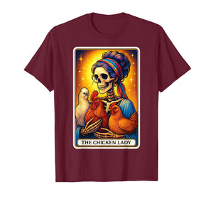 The Chicken Lady Tarot Card T-Shirt