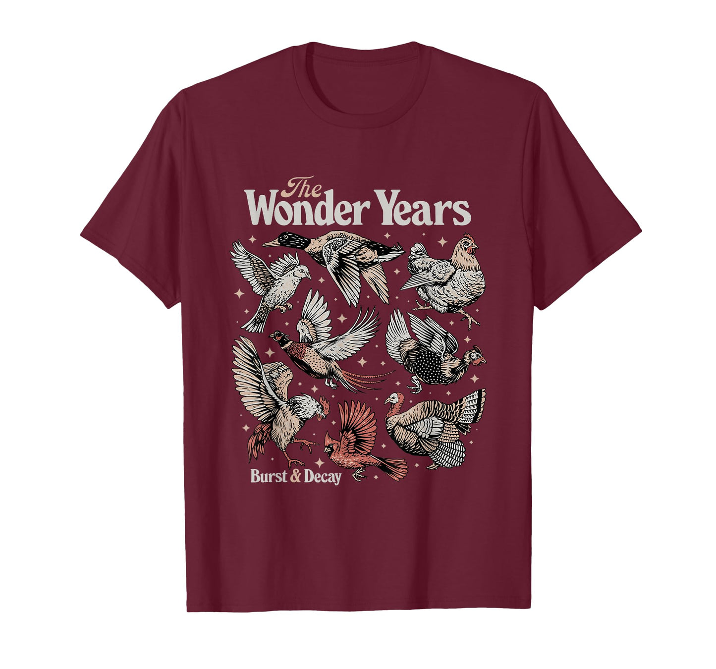 The Wonder Years Bird Collage T-Shirt