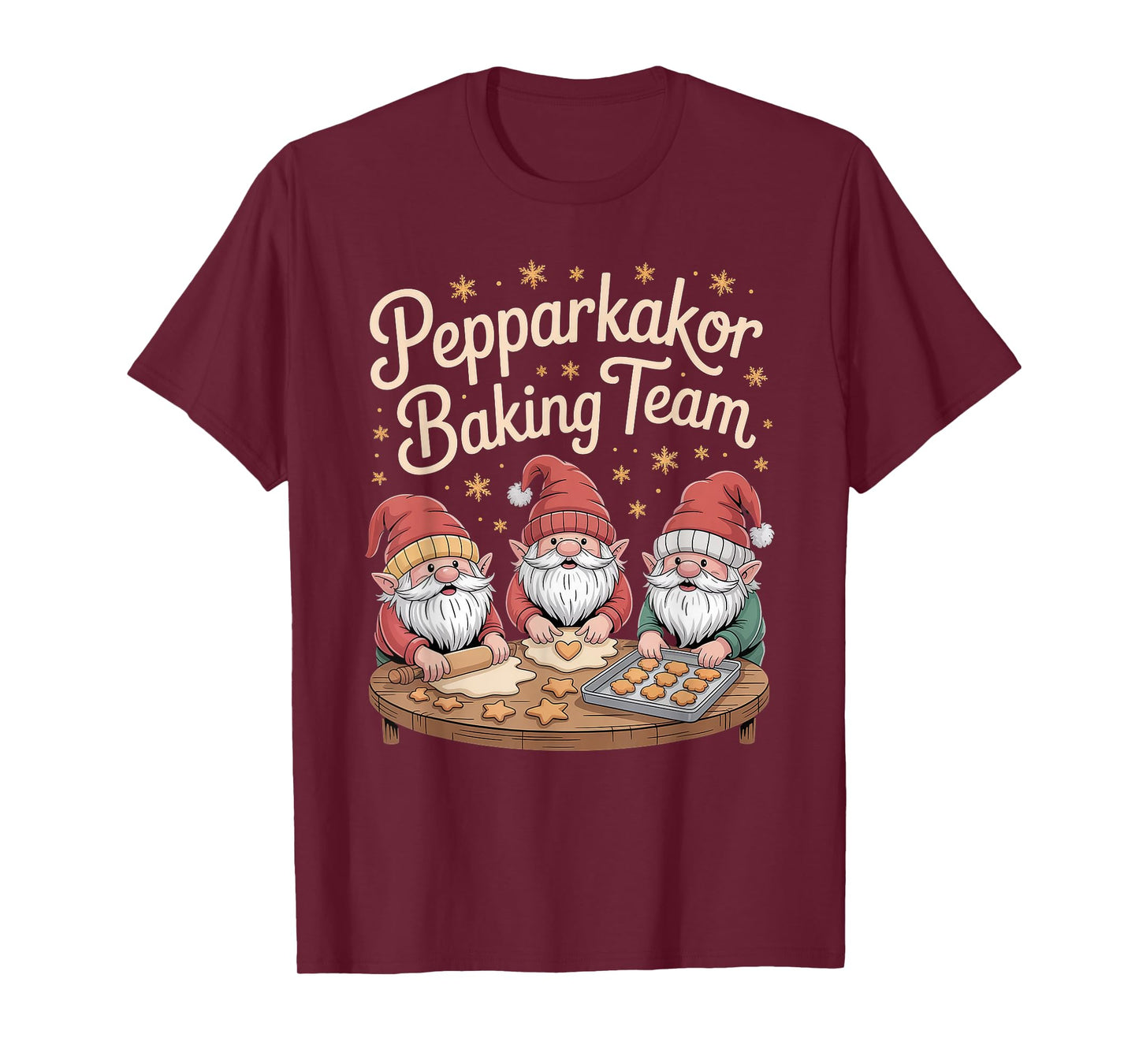 Pepparkakor Baking Team Swedish Christmas Baker T-Shirt