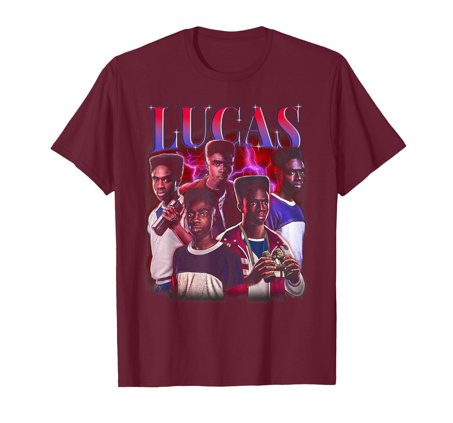 Stranger Things Lucas Heartthrob Officially Licensed T-Shirt
