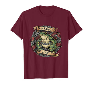 No Kings Day Portland Shirt Frog Protest T-Shirt