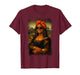 Black Mona Lisa African American Afro Black History Month T-Shirt