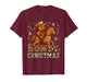 Howdy Christmas Cowboy Gingerbread Design T-Shirt