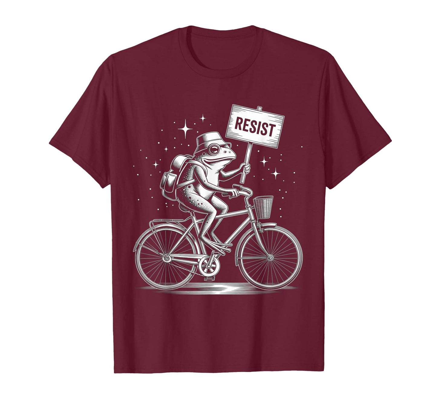 Resist Portland Frog I Stand with Frog Funny Activist Wear T-Shirt