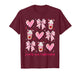Lovely and Caffeinated Coquette Bow Coffee Lover Girl Women T-Shirt