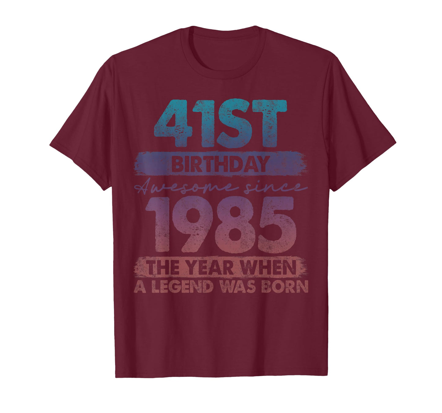 41 Year Old Gifts Vintage 1985 Limited Edition 41st Birthday T-Shirt