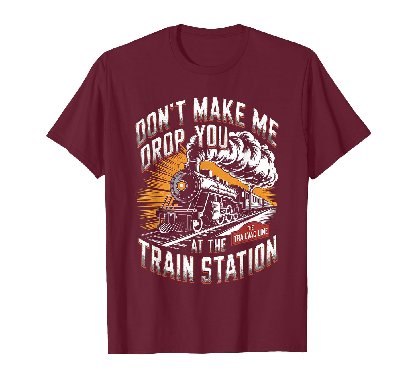 Train Station Yellowstone Take Them Train Conductor Costume T-Shirt