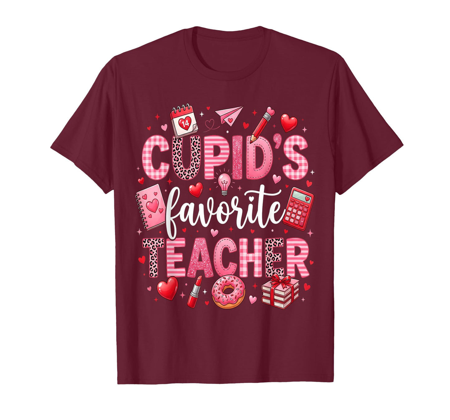 Cupid's Favorite Teacher Valentines Teach T-Shirt