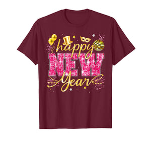Happy New Year 2026 Party Countdown Family New Year's Eve T-Shirt
