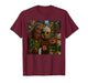Funny Christmas Cat Selfie with Bigfoot Alien Ugly Sweater T-Shirt