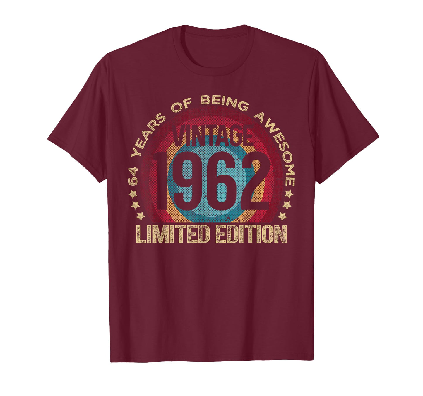 64 Year Old Gifts Vintage 1962 Limited Edition 64th Birthday T-Shirt