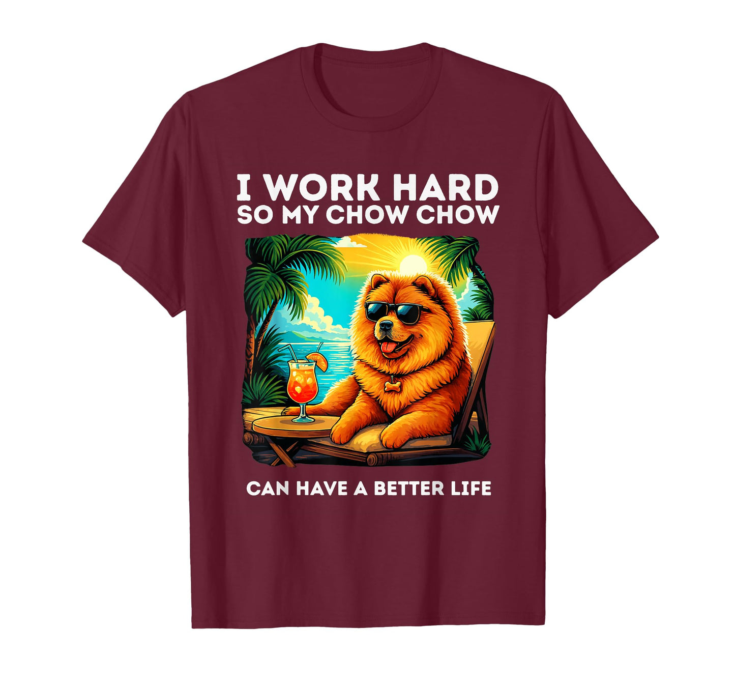Funny Chow Chow Dog Design Chow Chow Lover T-Shirt